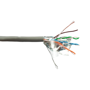 LANMASTER FTP patch cord cable FTP, 4x2, cat. 5E, 100 MHz, LSZH, 305 m